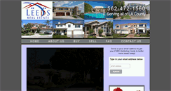 Desktop Screenshot of leedsrealestateca.com